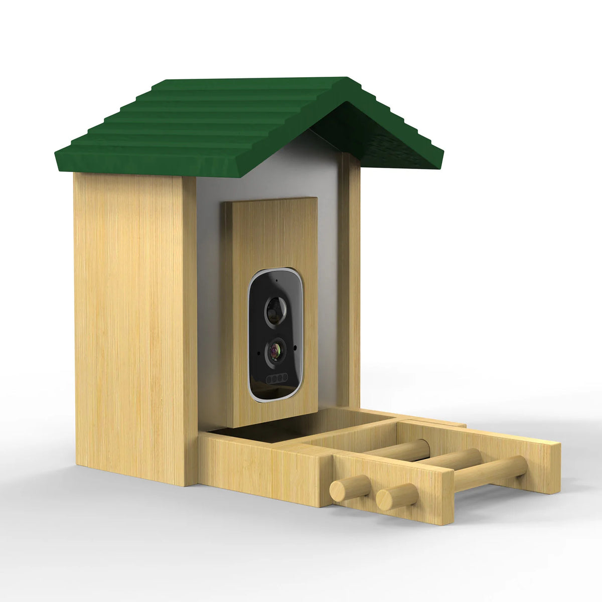 Home Garden Tree Mounted Eco-Friendly Solar Powered Smart Bird Feeder Camera 2K QHD IP66 Waterproof 11000+ Species AI Identification Fast Trail Game CMOS