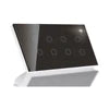 147mm TUYA Alexa Voice Google Work Wi-Fi Remote Control and Touch Switch Power Monitor Wall Electrical Light Switch Smart Touch 8 Gang Switch Panel Home Office Appliances Lighting Supplies.