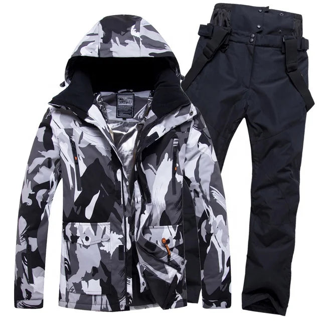 NEW Arrivals 10 Colors  M-4XL Plus Size Waterproof Breathable Men's and Women Snow Wear Winter Snowboard Suit Ski Suit Winter Sports Clothing Supplies