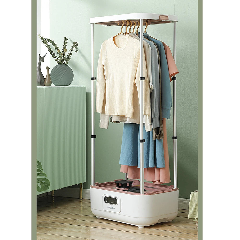 HOT SALE Household Smart Steam Clothes Care Machine Sterilization Cabinet and Mite Removal Automatic Drying Ironing Machine Clothes Dryer Electric PTC for Home Hotels Use