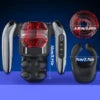 3 in 1 Dual Handle Control Granular Inner Sleeve Rechargeable Adult Sex Toy Clamping Vibration Telescopic USB Male Masturbator Adults Sex Store Supplies