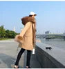 12 Colors S-2XL 100% Real Rex Rabbit Fur Mid Jacket & Big Raccoon Fur Collar Coat Natural Rabbit Fur Lined Long Parka Coat Snow Boots Outerwear Windproof Jackets Ladies Winter Clothing Supplies