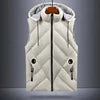 NEW Arrivals Women Men Autumn Spring Top Quality  High Elastic Fabric Hooded Sleeveless Jacket Puffer Vest Windbreaker Tops Outerwear Vest Casual Streetwear Apparel Accessories