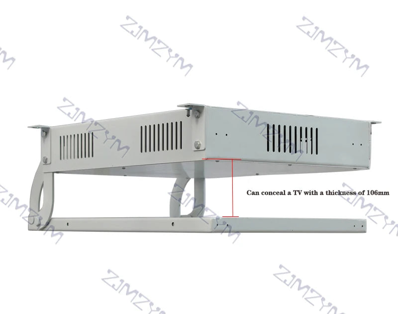 LCD TV Electric Ceiling Turner Inverted Hidden Ceiling Bracket Remote Telescopic Universal 26-100 inch 110V/220V Optional
