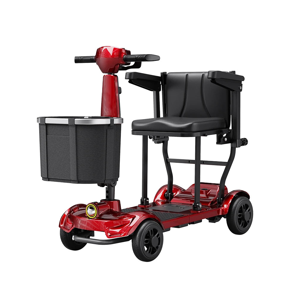 New Disabled 4 Wheels Electric Mobility Scooter Travel Mobility Scooter Handicapped Electric Power Scooter for Elderly
