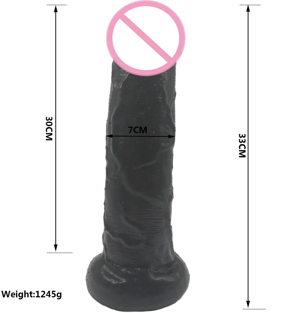 33cm Super Long Huge Dildo Suction Cup Realistic Penis Large Dick Sex Toy For Woman Giant Big Soft Anal Plug Dildo Horse Dildo