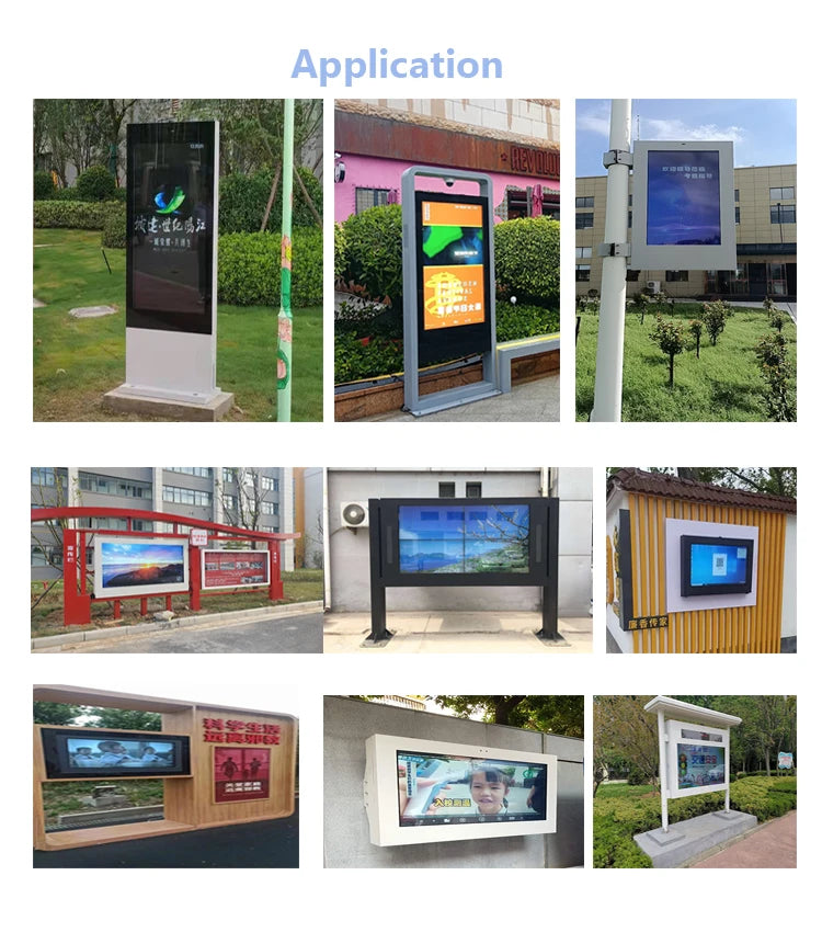 HOT SALE 43/49/55* inch Outdoor Android 11 Digital Signage LED Display IP66 Rated Capacitive Touchscreen 1 Year Warranty Vertical Horizontal Shopping Mall Business Shops Advertising System.