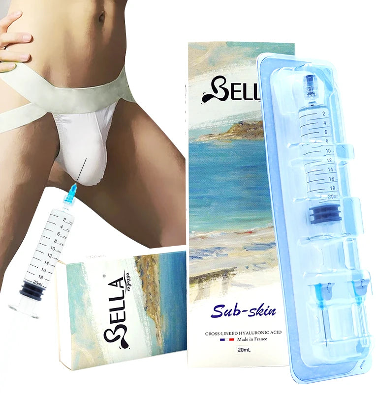 10ml NEW Bella HA Sub-Skin 10ml Injectable HA Gel Pure Hyaluronic Acid Anti-Wrinkle Whitening Dermal Filler Firming for Breast Buttock Penis Enhancement Gel Filler Injection for Women and Men