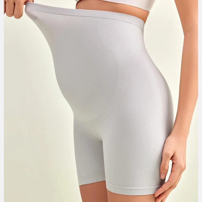 NEW Arrivals Women's Maternity Safety Shorts Summer Thin Seamless Anti-Exposure Under Shorts Plus Size High Waist Belly Support Bottom Shorts Pregnancy Apparel Accessories