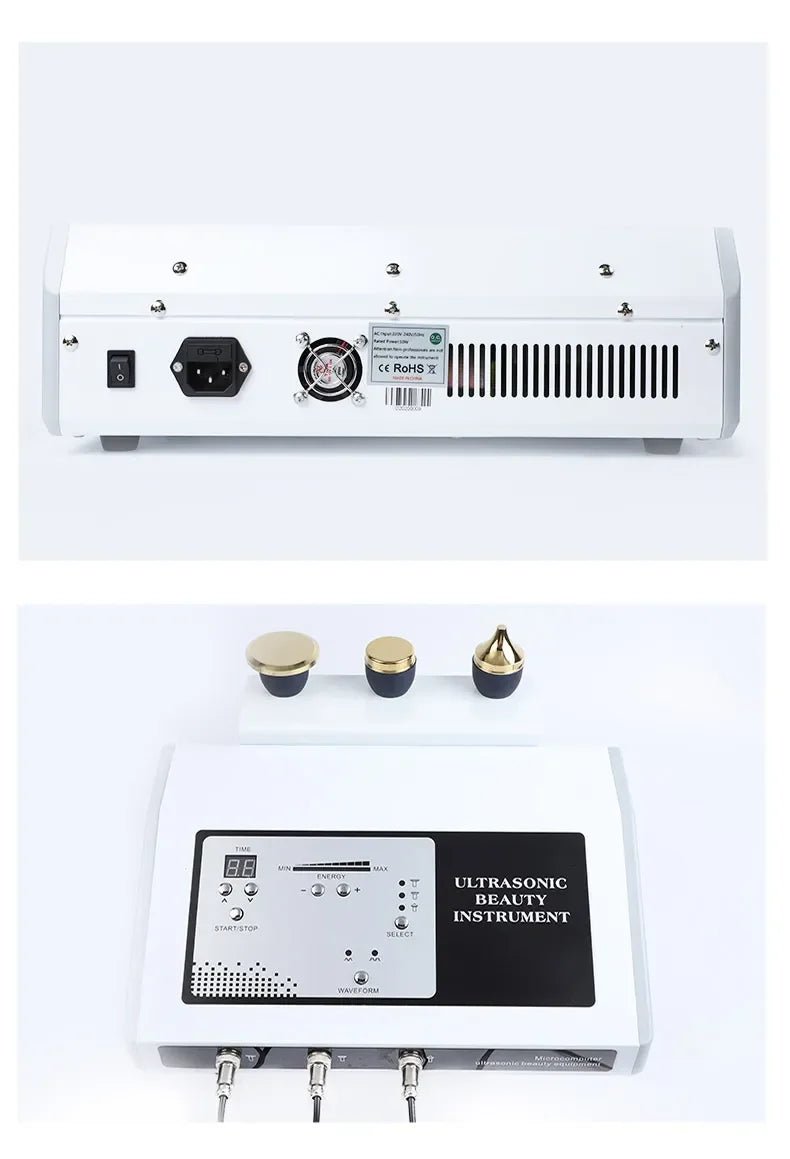 3 in 1 Home Use Skin Care Facial Machine for Face Lifting Skin Rejuvenation Wrinkle Eyes Dark Circles Remover  Anti-Aging System Women Beauty Salon Devices Skin Care Supplies
