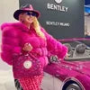 10 Colors S-4XL Plus Size Women's Winter Warm Faux Fur Jacket with Hat Splicing Jacket Faux Fur Hooded Jacket Top Quality Snow Boots Outerwear Jackets Women Winter Apparel Supplies