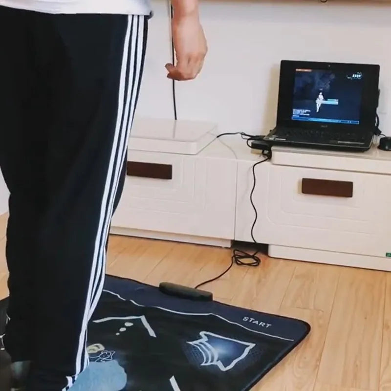Home Fitness Dancing Mat USB Connection Computer Laptop Yoga Exercise Fitness Machine Sports Game Song Singing Music CP Dance Rug Consoles