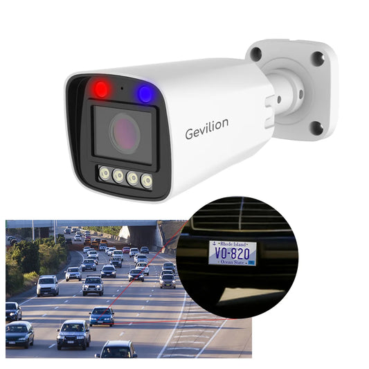 Fortify Your Home Residential Neighborhood 8MP IP66 LPR ANPR ALPR License Plate Recognition Camera Barrier Gate Whitelist for Parking Lot Vehicle Access Control