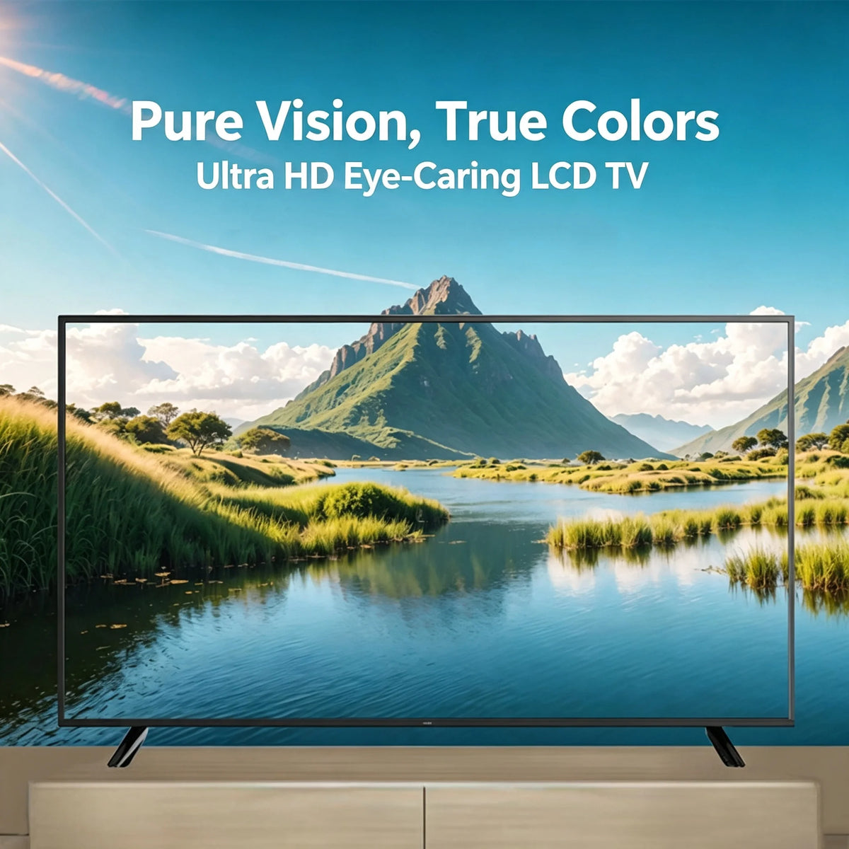 NEW Arrivals 19*  Inch Smart LED Television 1080P 60Hz Low Blue Light Eye Care Display With USB HDMI AV Earphone Port Multi-Language Supported