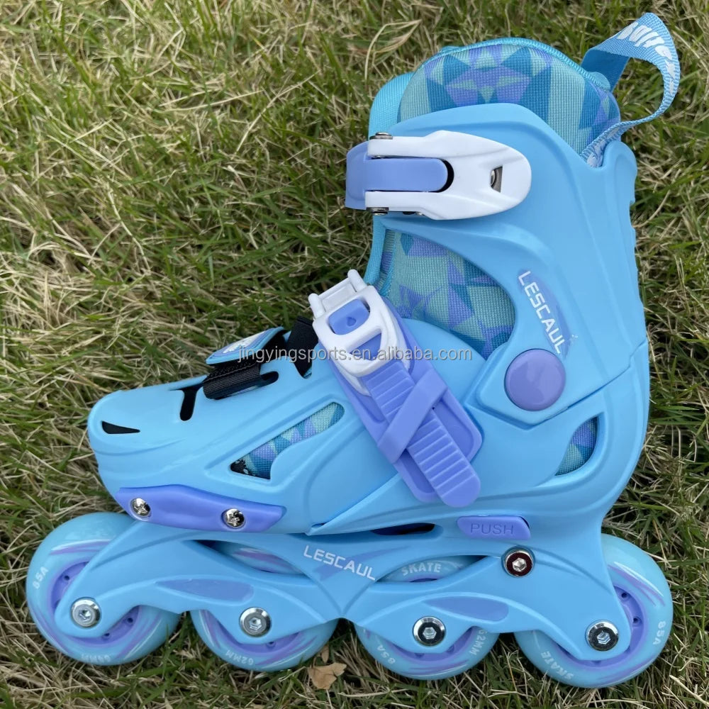 28-39 Size Children's CR7 Kids Roller Skates PP Hard Boot Shell Adjustable Skating Inline Skate Shoes  Children Retractable Roller Shoes Outdoor Sports Supplies