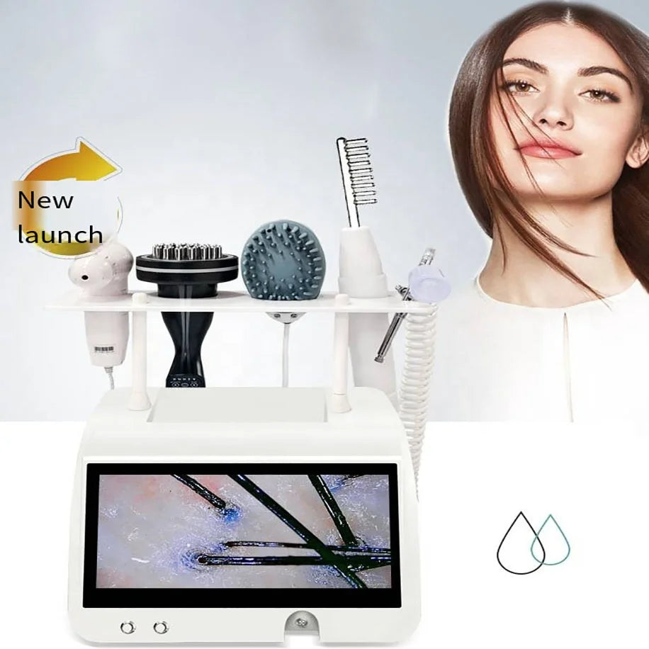 HOT SALE Professional Hair Scalp Treatment Machine for Salon Hair Loss Prevention Generator Hair Repairing CE Certified 30W FF CK-501 Women Men Hair Care Supplies
