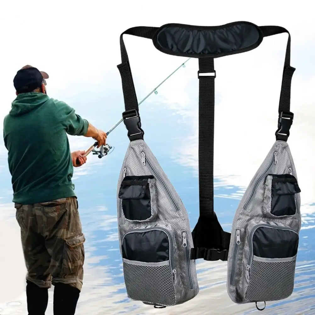 Fishing Mesh Vest Lightweight Fishing Vest with Pockets Open Sides  High Quality Soft Breathable Multipurpose Trolling Vest Fishing Apparel Accessories