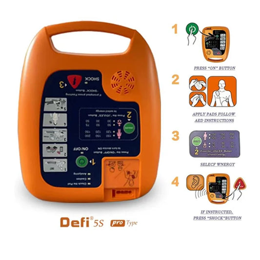 HOT SALE Home Travel Emergency Heart Aid CPR First Aid Instrument Defibrillator Automatic Defi5S PRO Health Care Supplies