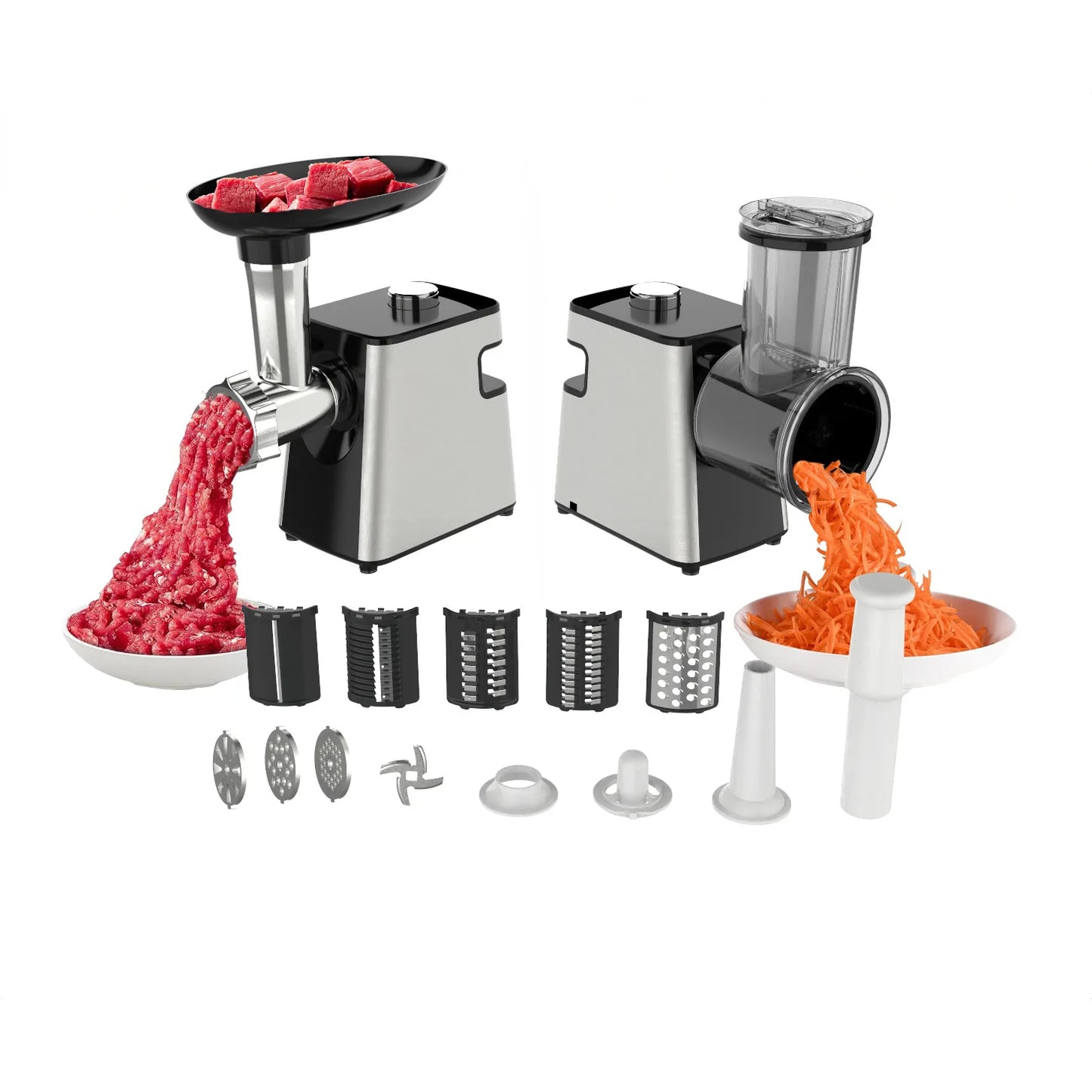 USB Powered NEW Electric 700W Stainless Steel Household Meat Grinder Machine Mince Sausages Filled Kitchenware Accessories Cooking Tools