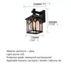 Home Outdoor Black Light LED Classical Aluminum Waterproof for Home Balcony Decoration Retro Wall Sconces Lamps