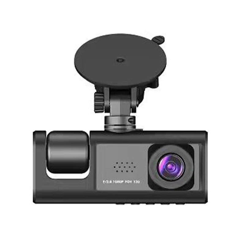 NEW Arrivals 3 Lens Dash Cam Car Dashboard Camera Recorder 1080P Vehicle Black Box DVR Hidden Dash Cam Camara De Auto Dash Cam 3 Channel Automobile Security System Safety Supplies