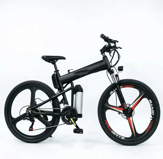 NEW Arrivals Electric Bicycle 36V10Ah Lithium Battery Adult Sport Foldable Electric Bike Brushless Motor Rear Hub Disc Brakes Aluminum Alloy Frame 26*4 7