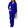 HOT SALE Only Few Units Left 5 Colors 2 PCS Set Office Lady Solid Long Sleeve Blazer and Pants Set with Belt Formal  Blazers Suits Women Party Evening Outfits Ladies Luxury Clothing Supplies.