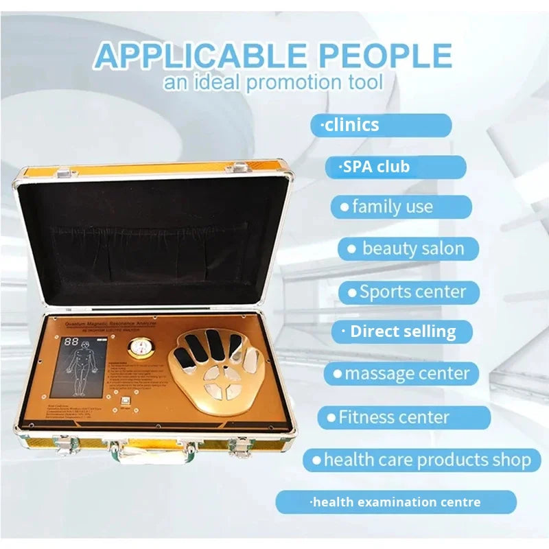 HOT SALE Quantum Resonance Magnetic Analyzer Health Analyzer Detector Analysis Tester for Medical Laboratory Body Analyzer 15th Gen USA-Innovative Vitamin Detector Tester for Home Use Vietnam Model