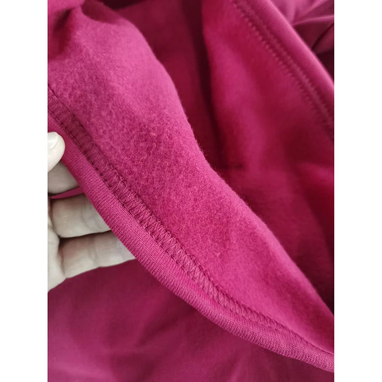 8 Colors S-2XL European and American Autumn Winter Warm Women Fleece Suit Hoodie Jogger Casual Hooded Dress Women Winter Warm Outerwear Casual Streetwear Clothing Supplies