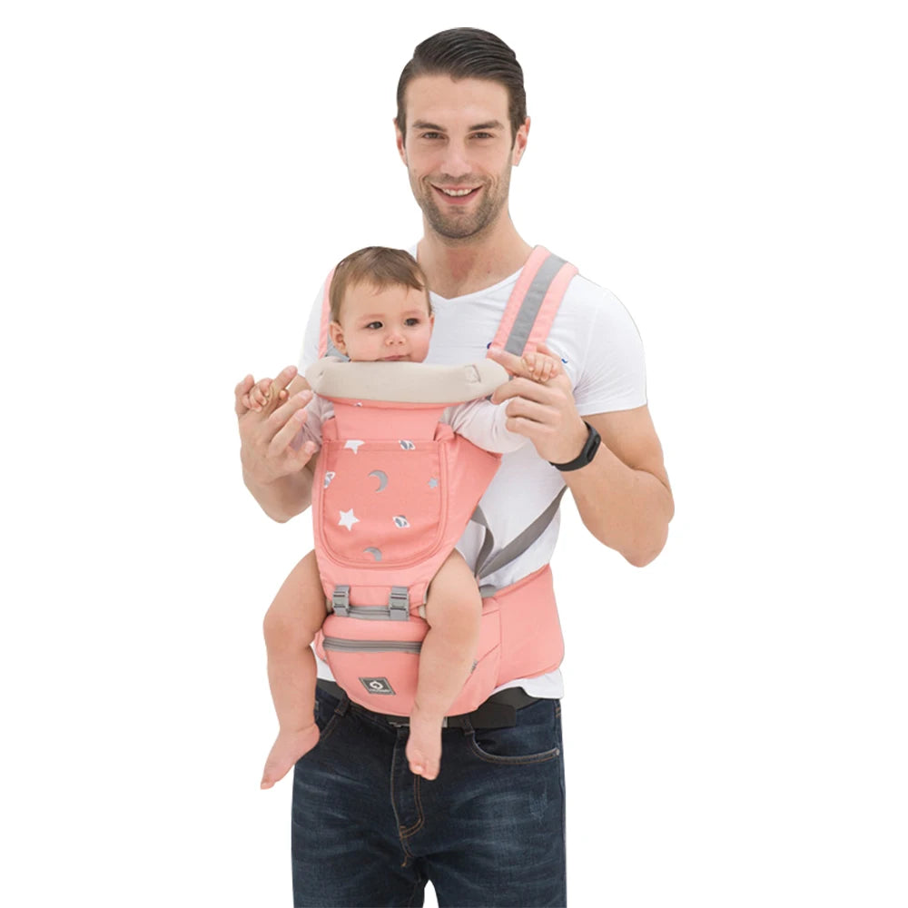 4 Colors 20Kg Load Bearing Ergonomic Baby Carrier Multifunction Four-Season & Breathable Infant Newborn Comfortable Carrier Sling Backpack Kid Carriage Baby Care Supplies