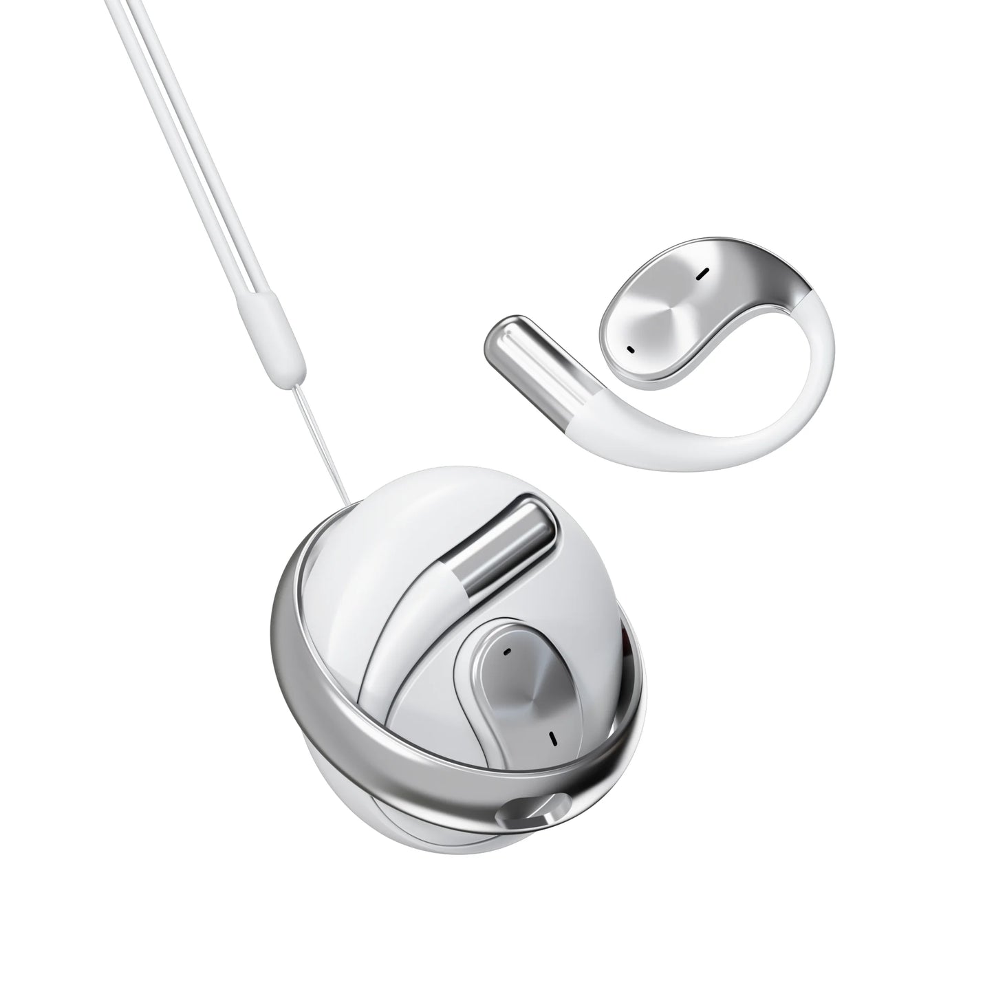 N70 OWS Sports Wireless Earbuds TWS Headphones for V5.4 Low Latency Battery Digital Display Open Style IPX5 Waterproof
