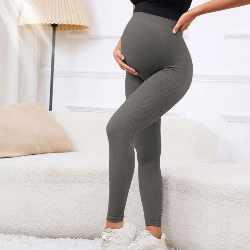 NEW Arrivals 7 Colors Women's Maternity Pants High Waist Leggings Quick-Dry Moisture-Wicking Elastic Belly Support New Design Pants Outdoor Hiking Fitness Activewear Sportswear