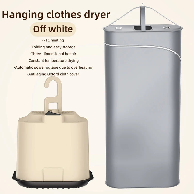 Home Travel  Foldable UV Heater Iron Steam Clothes Care Portable Mini Compact Electric Automatic Closet Clothes Dryer Machine