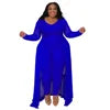 HEY BIG GIRLS... XL-5XL Plus Size Autumn Spring Women's Jumpsuits European and American Bright Diamond Long Sleeved Hot Diamond  Jumpsuit Curvy Ladies Casual Clothing Supplies