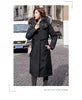 5 Colors Women Clothing Fall Winter Women Fur Coats Warm Long Coat for Women With Thickened Large Collar Female Winter Clothing Supplies