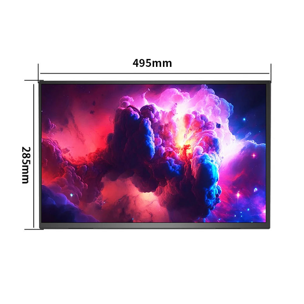 22' Inch Portable Touch Screen Monitor 2.5K Foldable IPS  Extra Screen for Laptop Switch Xbox Monitor Large Portable Monitor Business Office Home Computer Tools Electronics Supplies