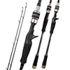 2.1m-3.0m Carbon Fiber Spinning Double Tip High Speed Rods MH Power Saltwater Casting Throw Light Thunder Long Distance Lure Fishing Rods