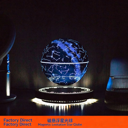 NEW Home Bedroom Living Room Decoration Touch Control LED Desk Magnetic Levitation Starry Residential Luxury Lampshade Portable Table Lamp Nordic Hotel Bedside High Configuration Lighting Supplies