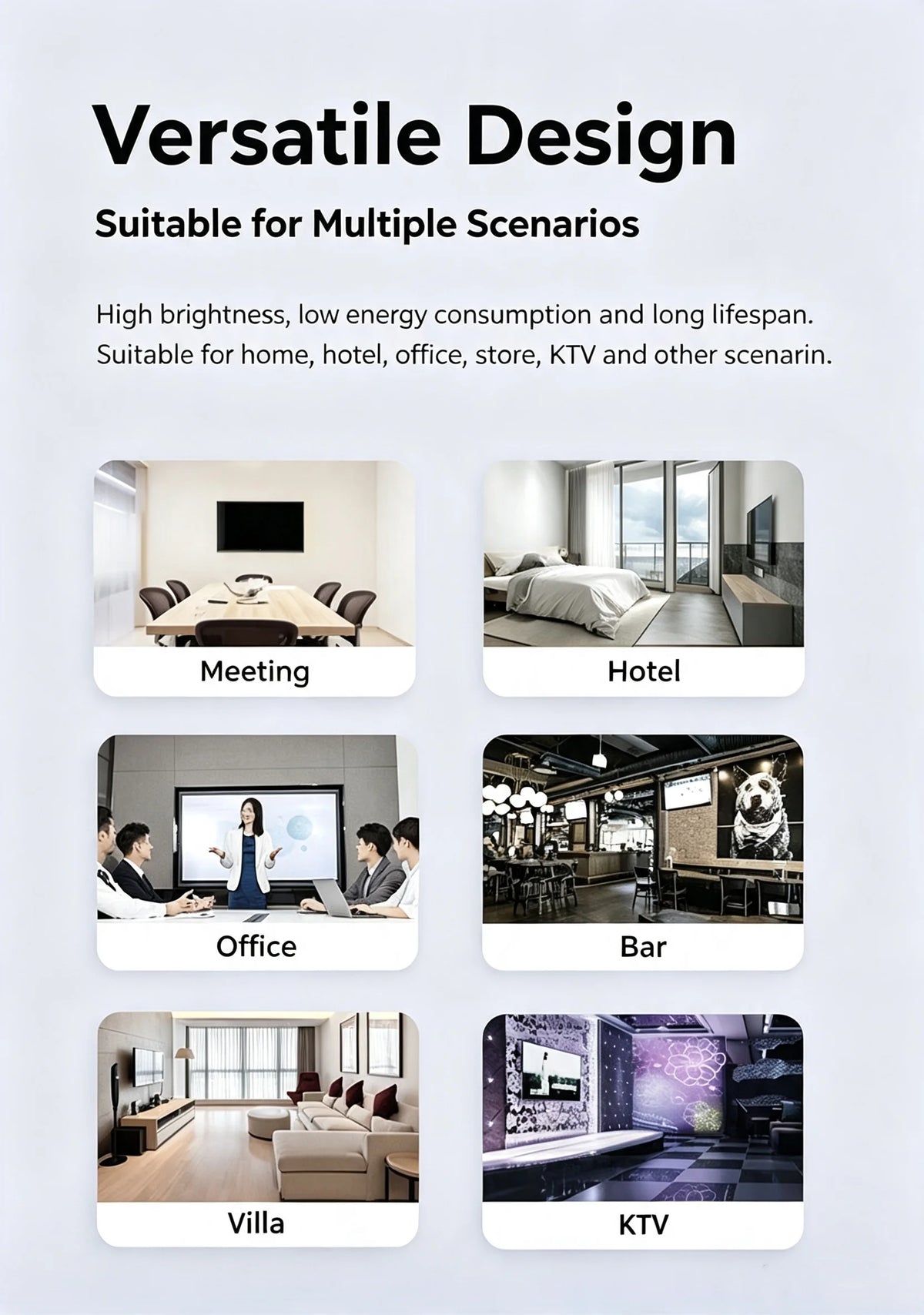 NEW Arrivals 19*  Inch Smart LED Television 1080P 60Hz Low Blue Light Eye Care Display With USB HDMI AV Earphone Port Multi-Language Supported