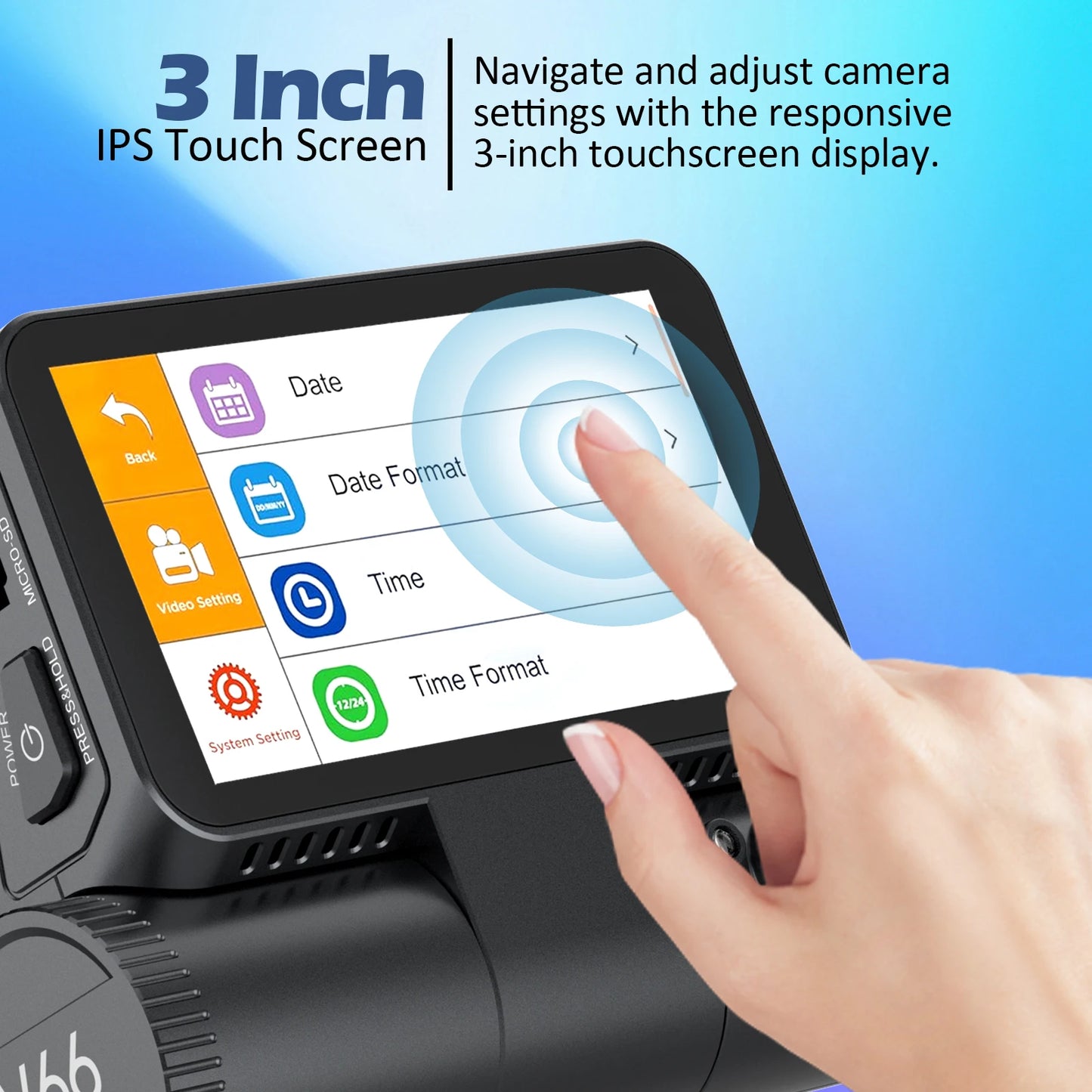 HOT SALE NEW 5G GPS Navigator 3 Inch IPS Touch Screen STARVIS2 2CH GPS 5G Wi-Fi Dash Camera ADAS Car Black Box 4K Video Recorder Car Vehicle Safety Driving Accessories