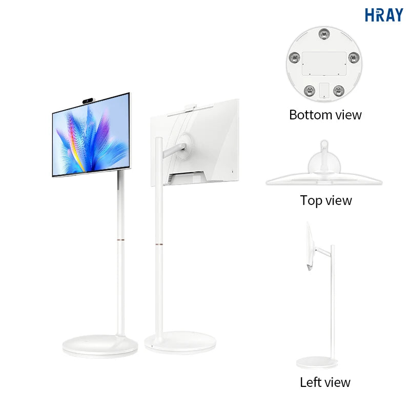 TikTok Most Popular HRAY 27* Inch VA Touch Screen Display USB Connection for Yoga Studio and Personal Training Live Streaming YouTube Videos