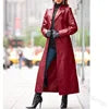 S-4XL 4 Colors New Fashion Long Jacket Women Autumn Winter Solid Color Long Slim Windproof  Coat Long Windbreaker Outerwear Black Trench  Ladies Luxury Apparel Supplies