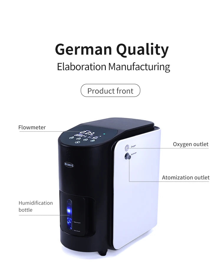 NEW Arrivals JY-102W Mini Portable Medical Oxygen Generator 1L Plastic Low Noise for Home Use with 1 Year Warranty