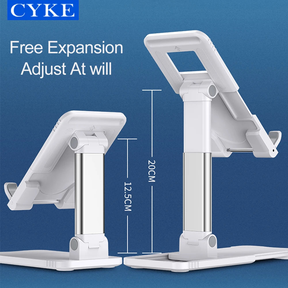 3 in 1  Flexible Cell Phone Holder Aluminum Metal Telescopic Folding Mobile Tablet Desk Stand Tc01