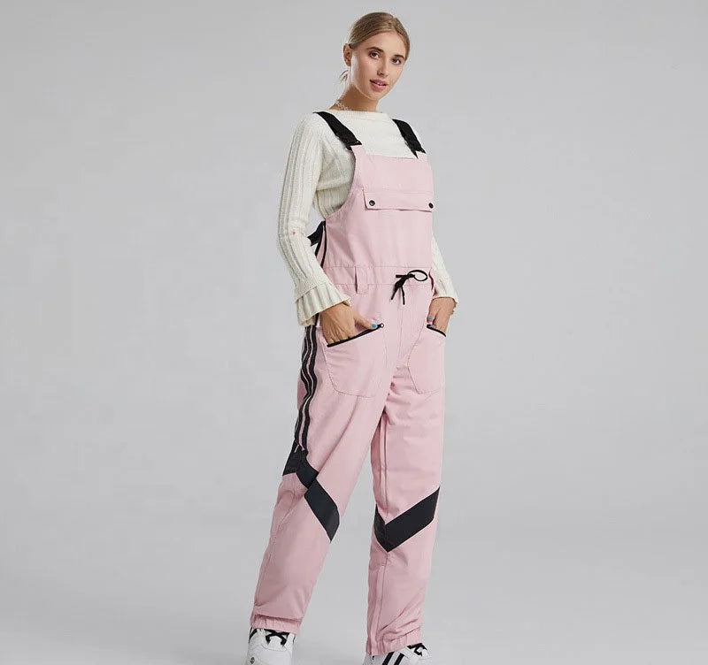 4 Colors S-2XL Women/Men Custom Fully Seam Taped Waterproof Breathable Reflective Women Ski Suit One Piece Unisex Snowboard Suit  Snowboard Snow Suit Winter Sports Clothing Supplies