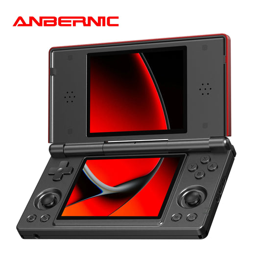 HOT SALE Only Few Units Left RG DS Portable Android Gaming Console Flip Cover Touch Dual Screen 4.0-inch Handheld Game Players 3DS PSP Emulator