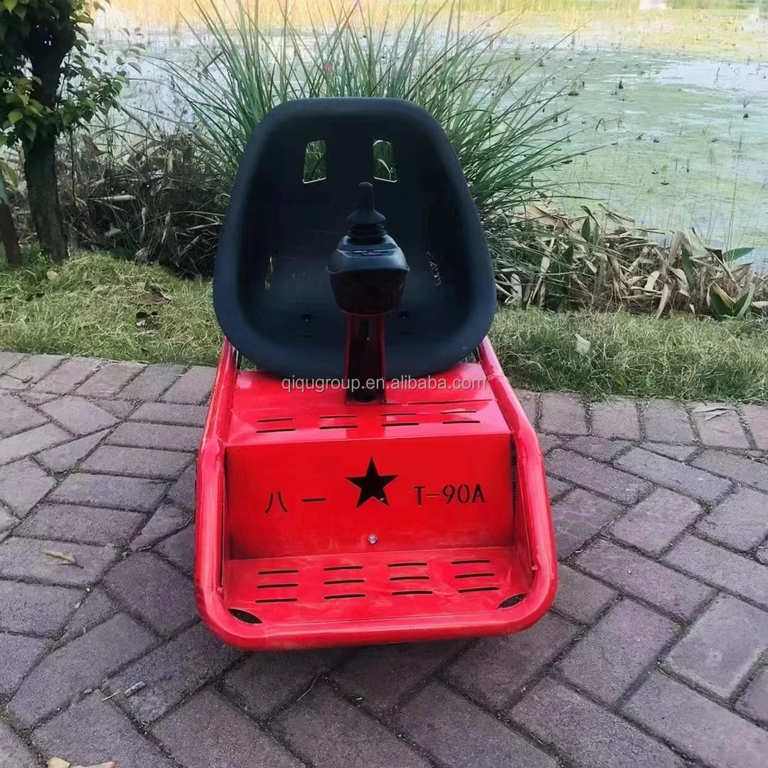 HOT SALE Steel Body 5 Speeds 24V - 250W & Bluetooth Dynamic Music Sound for Varied Events for Kids All-Terrain Electric Tank Sandy Beach Electric Go Cart