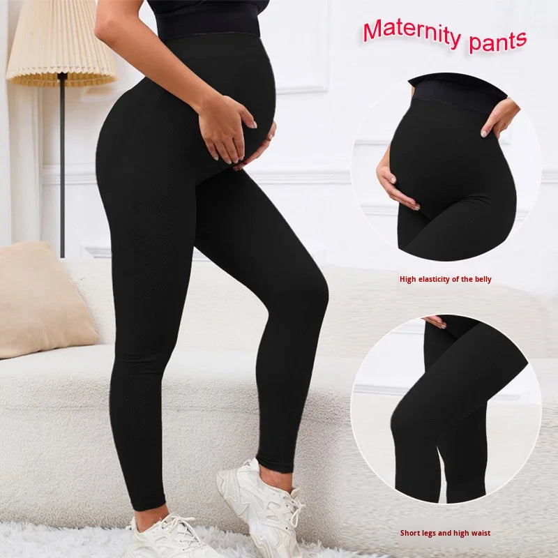 NEW Arrivals 7 Colors Women's Maternity Pants High Waist Leggings Quick-Dry Moisture-Wicking Elastic Belly Support New Design Pants Outdoor Hiking Fitness Activewear Sportswear