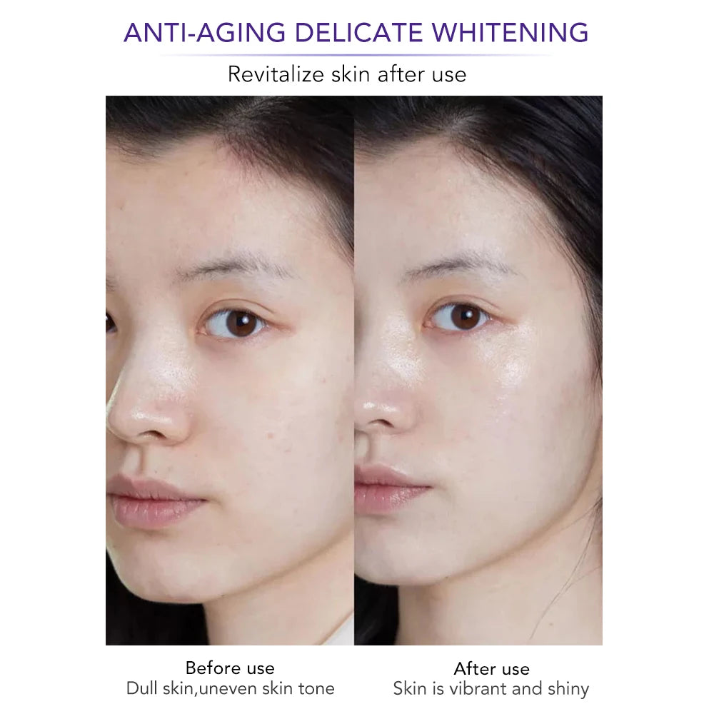 Whitening Anti-wrinkle Freckle Face Cream With Collagen Hyaluronic Acid Rose Skin Care Women Facial Moisturizer Set