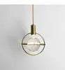 NEW Nordic Lamp Luxury Creative Personality Sitting Room Bedroom Restaurant Background Wall Small K9 Crystal Ball Chandelier Pendant Lights Home Lighting Supplies